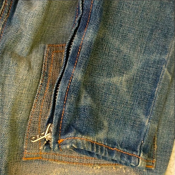 COPY - NEW W O T 🚨 Fear of god zipper ankle distressed by hand Japanese selvedge - Picture 12 of 17